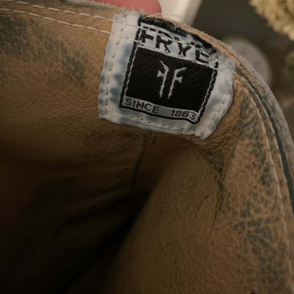 Frye mid calf boots size 6 taupe - Picture 6 of 7